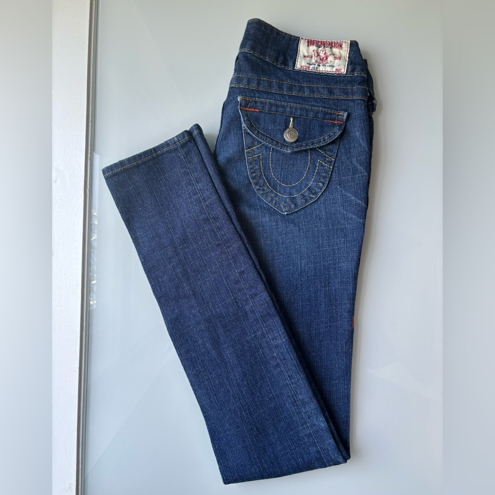 Women’s True Religion Straight Julie Denim Jeans Size 26